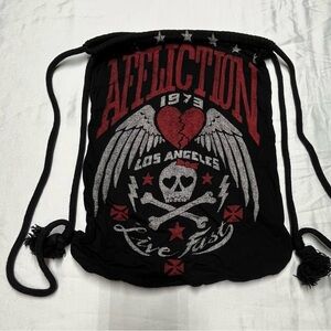 Affliction Drawstring Backpack